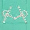 Embroidered 'Mors' Cotton T-Shirt - Green