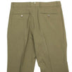 Rayon Pleated Dress Pants - Olive Green