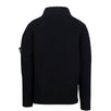 Black Knit With Hideaway Hood Cardigan Sweater