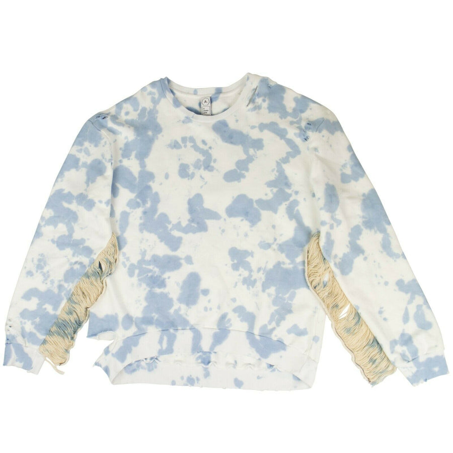 Tie Dye Shakedown Sweatshirt - White / Blue