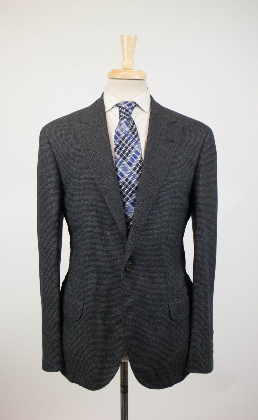 Cashmere 3/2 Button Sport Coat - Gray