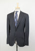 Striped Wool 3/2 Button Sport Coat - Gray