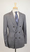 Cashmere Blend Double Breasted Sport Coat - Gray