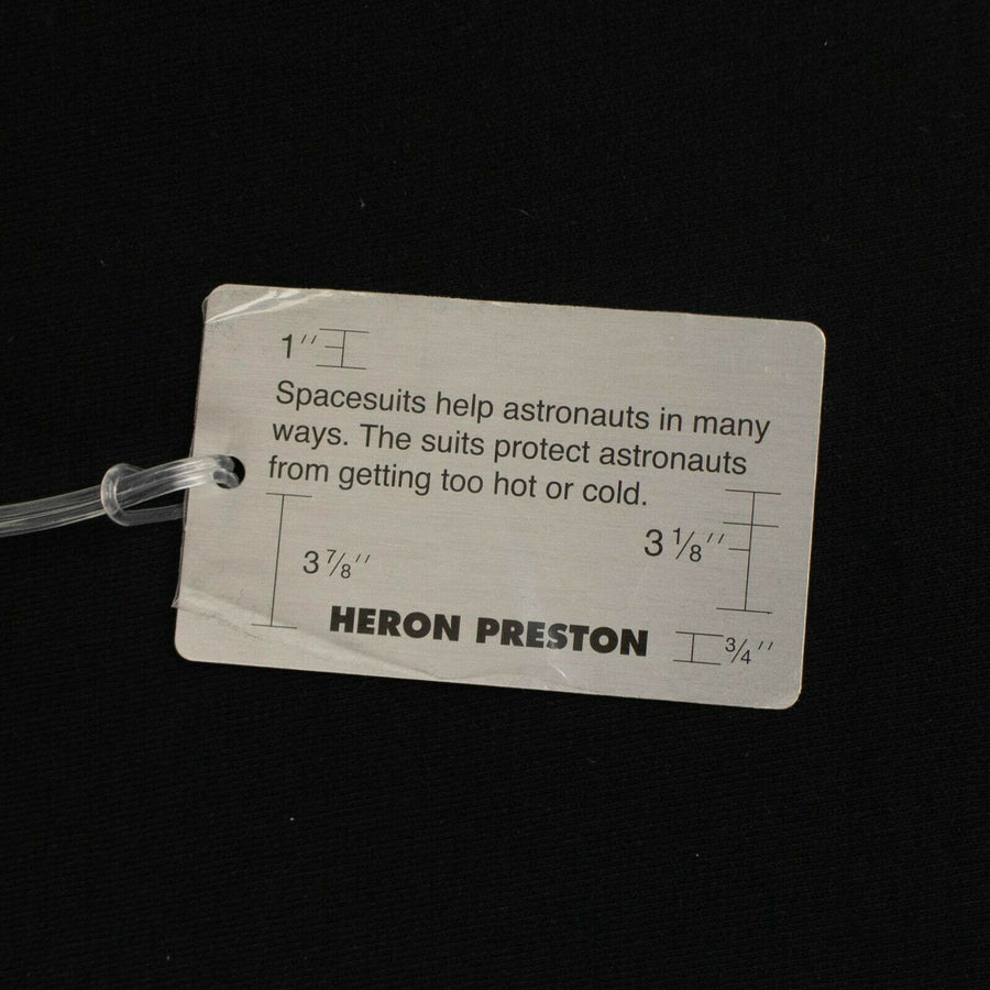 Cotton NASA Slim Sweatpants - Black