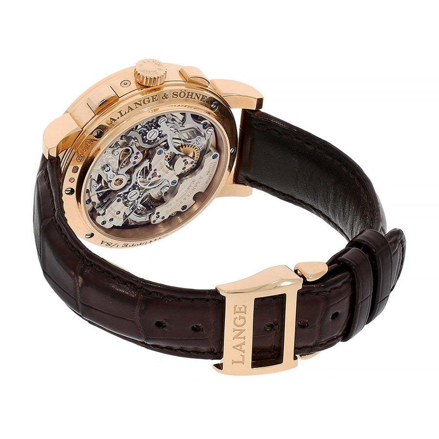 A. Lange & Sohne 1815, Rose Gold Rattaprante Perpetual Calendar Watch 421.032FE(PRE-OWNED)