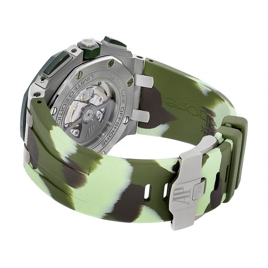 Audemars Piguet Royal Oak Rose Gold Black Strap Watch 15500OR.OO.D002CR.01  Steel 44MM Watch 26400SO.OO.A055CA.01