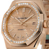 Audemars Piguet Royal Oak, Rose Gold Diamond Bezel 37MM Watch 15451OR.ZZ.1256OR.03