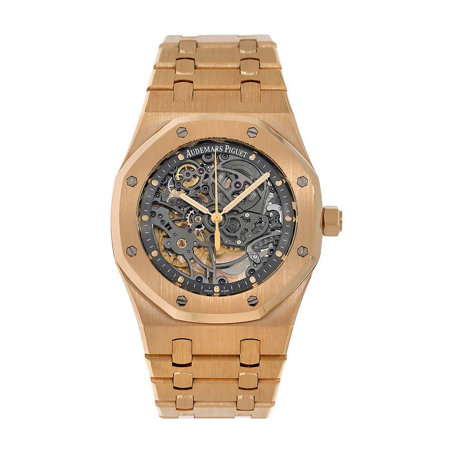 Audemars Piguet Royal Oak Rose Gold Openworked 39MM Watch 15305OR.OO.D088CR.01