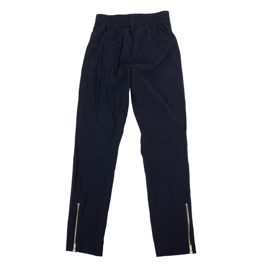 Exclusive Logo Print Track Pants -  Navy Blue