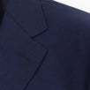 Caruso Drop 7 Wool Two Button Sport Coat -  Navy Blue