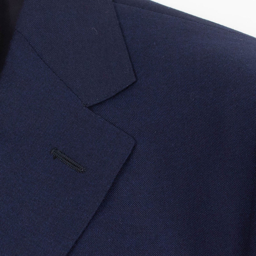 Caruso Drop 7 Wool Two Button Sport Coat -  Navy Blue