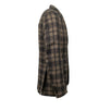 Drop 8 Plaid Two Button Silk Blend Sport Coat - Brown
