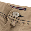 Tan Cotton Blend Pants