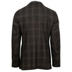 Drop 8 Plaid Wool Blend 3 Roll 2 Button Sport Coat - Brown