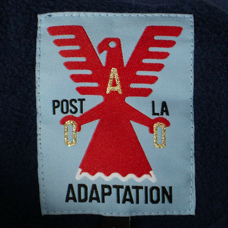 Embroidered Logo Hoodie Sweatshirt - Navy Blue