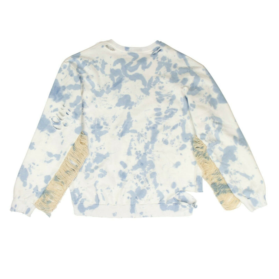 Tie Dye Shakedown Sweatshirt - White / Blue