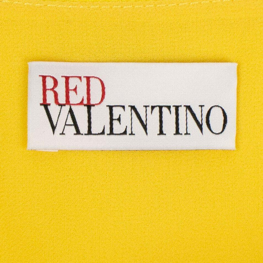 Scalloped Bottom Mini Skirt - Yellow