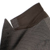 Drop 8 Small Check Wool Double Breasted Slim Fit Suit - Brown