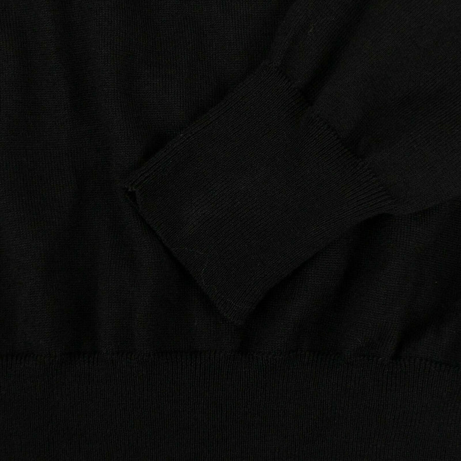 DIOR x SORAYAMA Wool Cherry Blossom Logo Sweater - Black