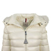 'Badyfur' Down Filled Quilted Puffer Coat - White