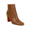 'Suzi Folk' 85mm Boots Heels - Brown
