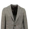 Drop 6 Plaid 3 Roll 2 Button Wool Blend Sport Coat - Brown / Gray
