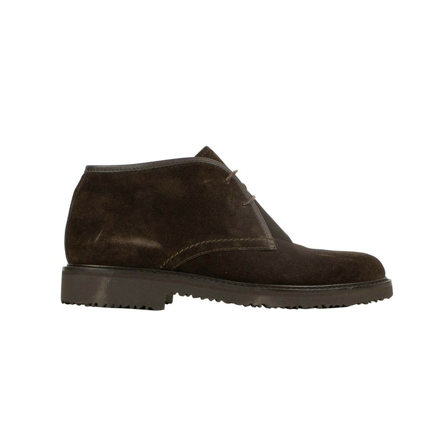 Suede Chukka Boots - Brown