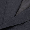 Micro Houndstooth Wool Two Button Suit - Charcoal Gray