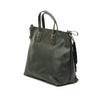 Saffiano Leather Zippered Tote Bag