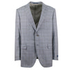 Drop 6 Plaid Check Wool Two Button Suit - Gray