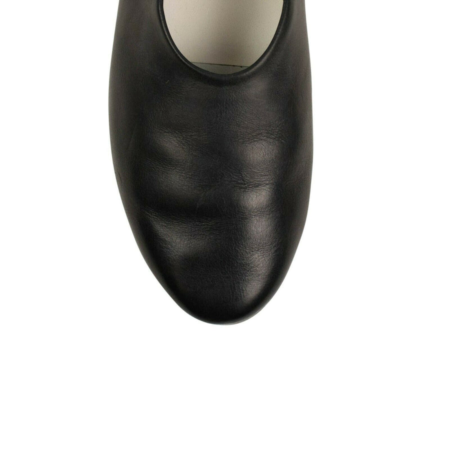 Caltellaccio Leather Flats - Black