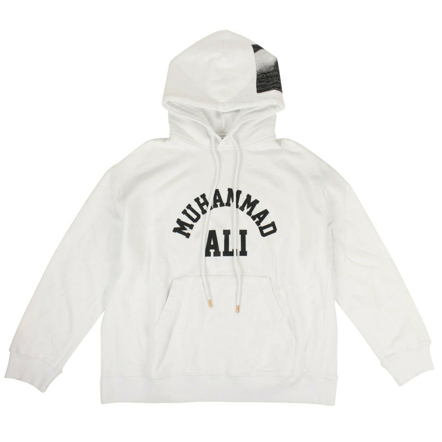 MARCELO BURLON x MUHAMMAD ALI Cotton Ali Chest Hoodie - White