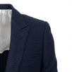 Drop 10 Houndstooth 2 Button Wool Blend Sport Coat - Navy Blue