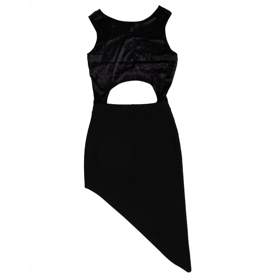 Galaxy Cut Out Dress - Black