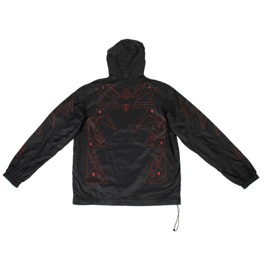 Lamborghini Windbreaker Jacket - Black / Red