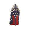 Aimantaclou Denim Studded 85mm Pumps - Blue