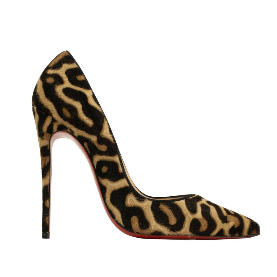 So Kate 120mm Pony Hair Pumps - Leopard
