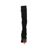 'Sandrine' Stretch Knee Boots - Black