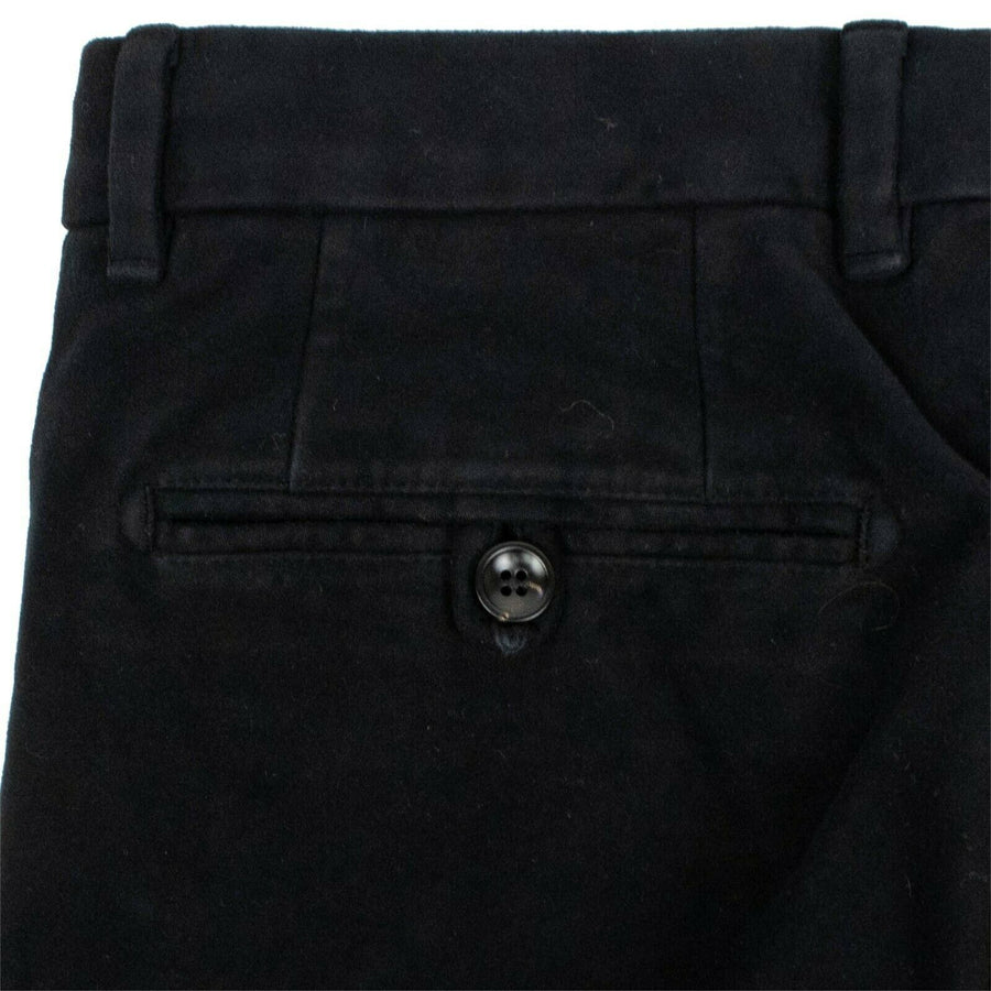Cotton Blend Pants - Black