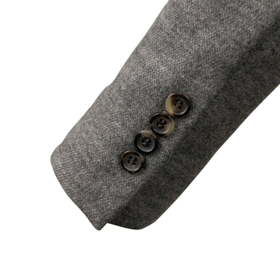 Drop 6 Polo 3 Roll 2 Button Wool Blend Sport Coat - Gray