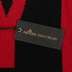 Women's Wool Blend 'Sorry Not Sorry' Scarf - Black And Red