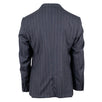 Multi Striped Wool Double- Breasted Suit - Blue