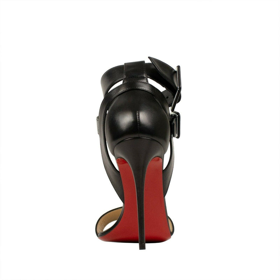 Multipot Double Buckle Sandal Pumps - Black