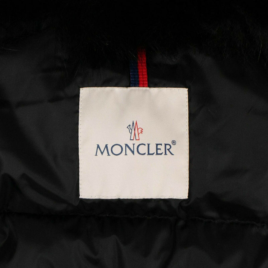 'Mesange' Down Filled Quilted Puffer Coat - Black