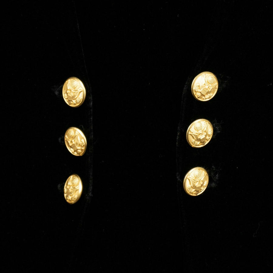 Velvet Officer Nomad Coat Jacket - Black