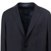 Drop 7 Wool 3 Roll 2 Button Slim Fit - Navy Blue
