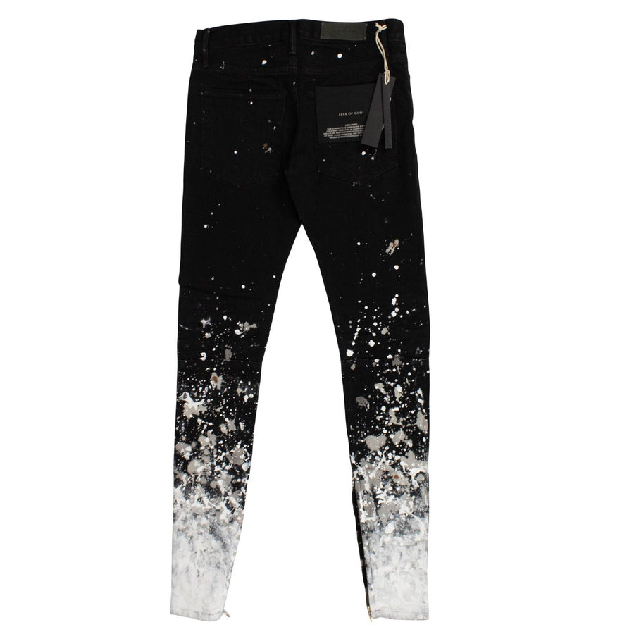 Black Selvedge Denim Painters Jeans