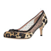 Mesh Polka Dot Pumps - Leopard / Black