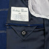 Drop 8 Check Wool 3 Roll 2 Button Sport Coat - Blue