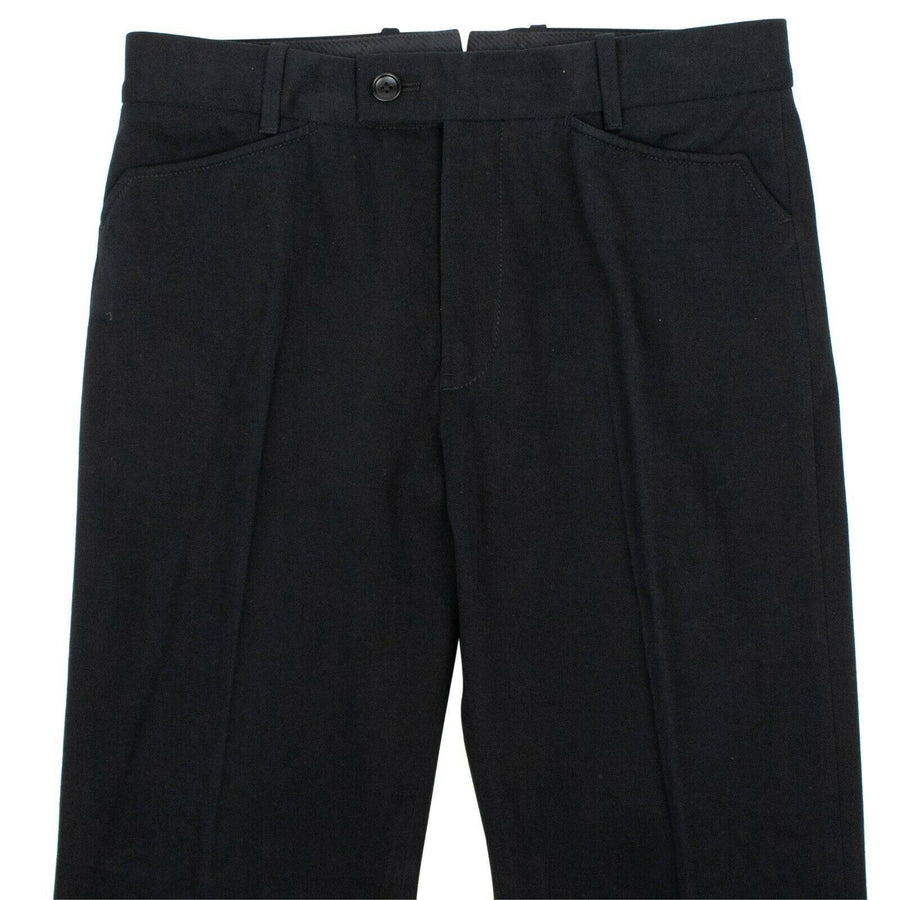 Cotton Blend Pants - Black
